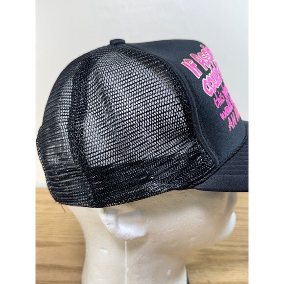 Vintage Funny If A**holes Could Fly This Would Be Airport Snapback Hat Trucker - Picture 5 of 8